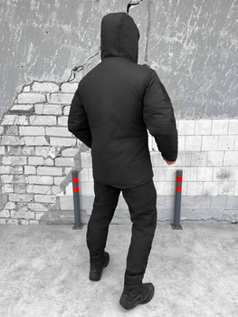 Тактичний зимовий теплий військовий комплект PHR/11 ( Куртка + Штани ), Камуфляж: Чорний, Розмір: XL