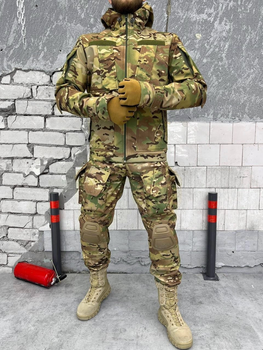 Тактичний зимовий теплий військовий комплект Trez ( Куртка + Штани ), Камуфляж: Мультикам, Розмір: M