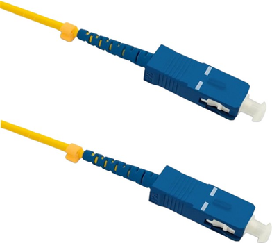 Оптичний патч-корд Qoltec SC/UPC - SC/UPC Singlemode 9/125 G652D Simplex 10 м Yellow (5901878543024)