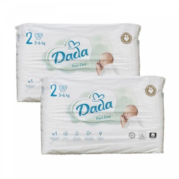 Підгузники Dada Pure Care 2 (3-6 кг) 70 шт