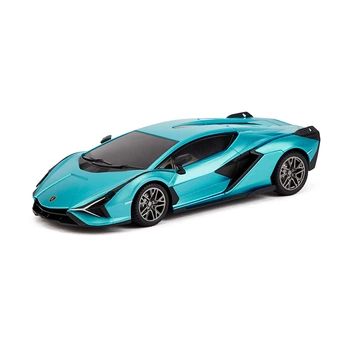 Машинка на радиоуправлении Lamborghini Sian 1:24 синяя
