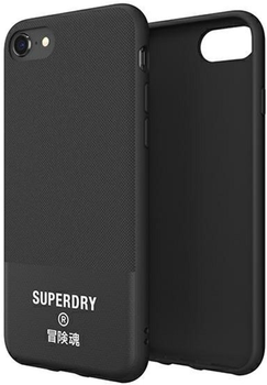 Панель Superdry Moulded Canvas Case для Apple iPhone 6/6s/7/8/SE 2020/SE 2022 Black (8718846079372)