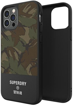 Etui Superdry Moulded Canvas Case do Apple iPhone 12 Pro Max Camo (8718846085953)