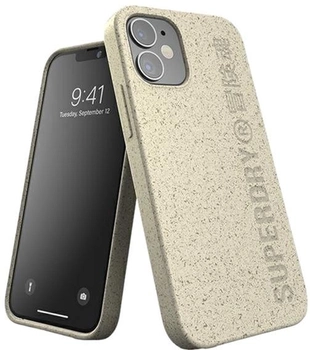 Etui Superdry Snap Compostable Case do Apple iPhone 12 mini Sand (8718846086271)