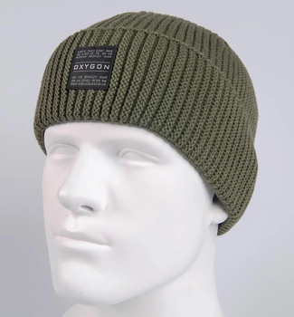 Шапка мужская из пряжи ORION One Size (56-60) Хаки