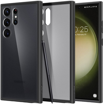 Etui Spigen Ultra Hybrid do Samsung Galaxy S23 Ultra Black (8809896740265)