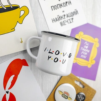 Керамічна кружка Presentville Camper Friends I love you (KRC_21L001)