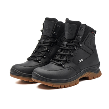 Ботинки Зимние тактические кожаные с мембраной Gore-Tex PAV Style Lab HARLAN 550 р.43 28.5см черные