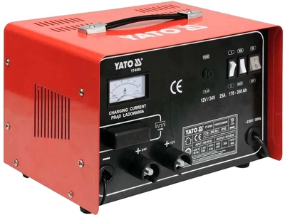 Prostownik Yato YT-8305 12/24 V 25 A 350 A/h (5906083983054)