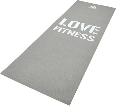Коврик для фітнесу Reebok Fitness Mat сірий Уні 173 х 61 х 0,4 см