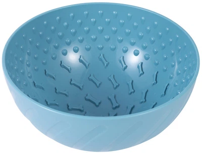 Миска WahoPet slow feeder для повільного годування пластик 20.5 x 10.5 см Блакитна (2700000023679)