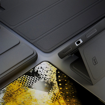 Etui z klapką 3MK Soft Tablet Case do Samsung Galaxy Tab S7+/S8+ 12.4" Czarny (5903108526920)