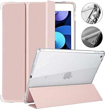 Etui z klapką Mercury Clear Back Cover do Apple iPad Pro 12.9" 3/6 Gen Jasno-różowy (8809824813658)