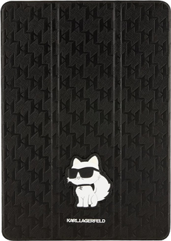 Чохол-книжка Karl Lagerfeld Saffiano Monogram Choupette KLFC10SAKHPCK для Apple iPad 10.2" Black (3666339119157)