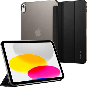 Etui z klapką Spigen Liquid Air Folio ACS05415 do Apple iPad 10.9" 2022 Czarny (8809811868401)
