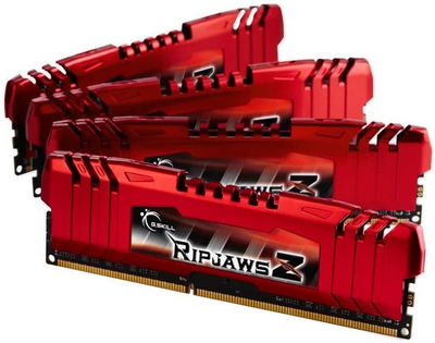 RAM G.Skill DDR3-1600 32768MB PC3-12800 (zestaw 4x8192) RipjawsZ (F3-12800CL10Q-32GBZL)