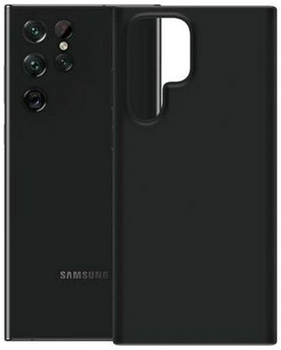 Etui Panzer Glass Biodegradable do Samsung Galaxy S22 Ultra Black (5711724003769)