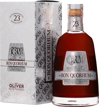 Ром QRM Quorhum 23 роки 0.7 л 40% у подарунковій упаковці (7466871100035)