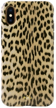 Etui Puro Glam Leopard Cover Limited Edition do Apple iPhone Xs Max Black (8033830271458)