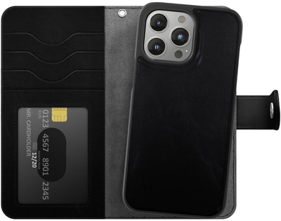 Чохол-книжка Puro Wallet Detachable 2в1 для Apple iPhone 14 Pro Max Чорний (8033830312908)