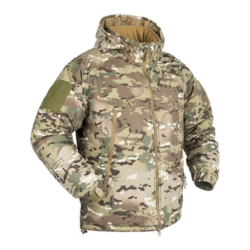Зимняя мужская Куртка Level 7 с Мембраной и Пуховым утеплителем мультикам размер XL