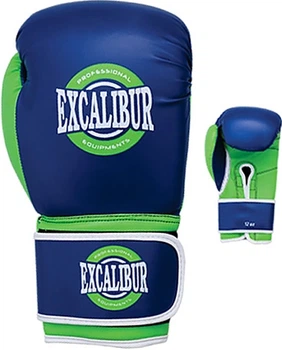 Боксерские перчатки Excalibur 8027-03 Typhon 8 унций Сине-зелено-белые (8027-03/8)