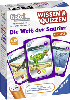 Gra planszowa Ravensburger tiptoi Wiedza & Quizy: Świat dinozaurów (4005556000784)