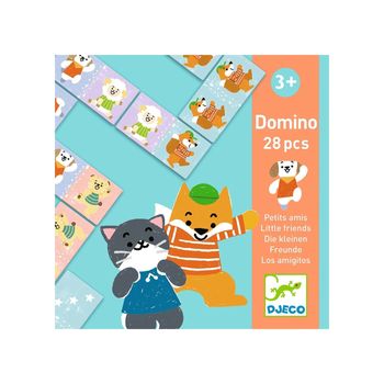 Gra planszowa Djeco Domino Mali Przyjaciele (3070900081857)