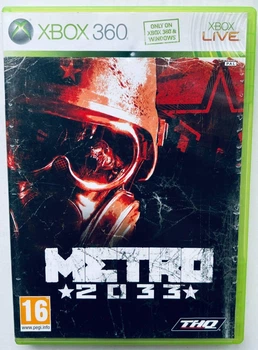 Metro 2033, Б/У, русская версия - диск для Xbox 360