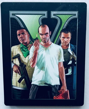 Grand Theft Auto V Special Edition + Steelbook, Б/У, русские субтитры - диск для PlayStation 3