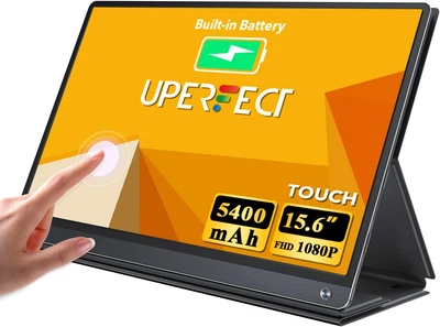 Монітор портативний сенсорний 15.6" UPERFECT Full HD IPS 60 Гц Б/В k1