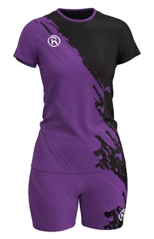 Форма волейбольна жіноча RIGO CHAMPION Black-Violet XL