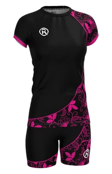 Форма волейбольная женская RIGO BARVA Black-Pink XS