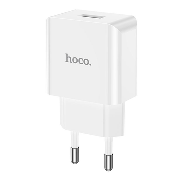Зарядний пристрій HOCO Leisure single port charger C106A блок адаптер білий