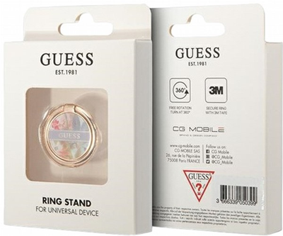 Тримач-кільце на смартфон Guess Ring Stand Flower GURSHCHMAU Purple (3666339050399)