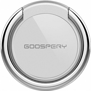 Uchwyt-pierścień na smartfon Mercury Goospery Ring Srebrny (8806174342340)
