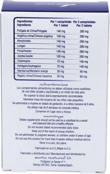 Suplement diety Soria Chinasor 6 Gui Pi Wan 30 tabletek (8422947180065)