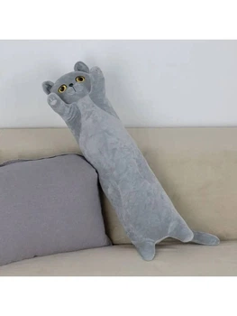 Мягкая игрушка обнимашка антистресс Британский Кот батон 50 см My Kigu Серый (9046)