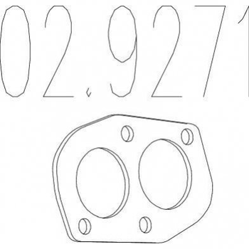 Прокладки вихлопної системи MTS 029271 Fiat Tipo 4152873, 4177919, 4166914