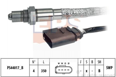 Лямбда зонд EPS 1.998.252 Audi A3, TT; Seat Ibiza, Cordoba; Volkswagen Polo 06A906262AS, 06A906262AD