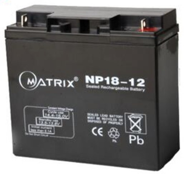 Свинцево-кислотна акумуляторна батарея Matrix 12V 18AH