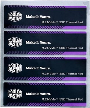 Термо прокладка Cooler Master 60x18x0.5 mm 4 szt (CMA-TNCLPAXXBK1-GL)