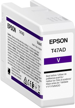 Tusz Epson Singlepack T47AD UltraChrome Pro 10 ink 50 ml Violet (C13T47AD00)