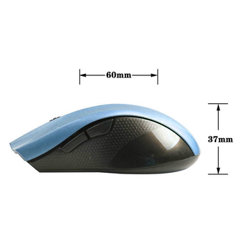 Беспроводная Мышь для Ноутбука Компьютера JEQANG JW-213 wireless mouse |2.4G, 800/1200/1600 DPI| Синий