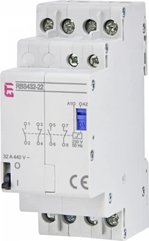 Импульсный контактор (пускатель) 4P 32A 2NO+2NC 230V [2464138] RВS 432-22 ETI