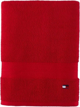 Рушник махровий Tommy Hilfiger Modern American Solid Cotton банний 76х138 см Червоний (TH-001)