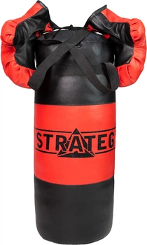 Боксерський набір NEW Strateg Червоно-чорний Великий (2076) (4823113839284)