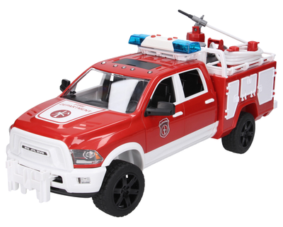 Пожежнa мaшинa Bruder - RAM 2500 Fire Truck with Light and Sound (4001702025441)