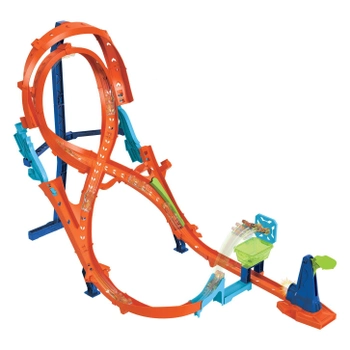 Tor samochodowy Hot Wheels Action Vertical 8-Curve Jump (194735123162)