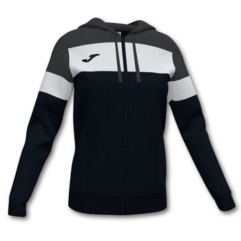 Жіноча спортивна кофта Joma CREW IV HOODIE JACKET черный,темно-серый L 901041.110 L